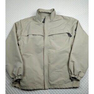 Tasso Elba Convertible Jacket Vest Men's Lt Green Full Zip Golf Lightweight SZ L